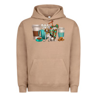 Pigment Burro beagle dog coffee cups Urban Hoodie - texasbilliewilder