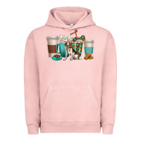 Pigment Salmon beagle dog coffee cups Urban Hoodie - texasbilliewilder