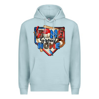 Blue Mist home sweet home baseball Premium Hoodie - Zillion Design Studio