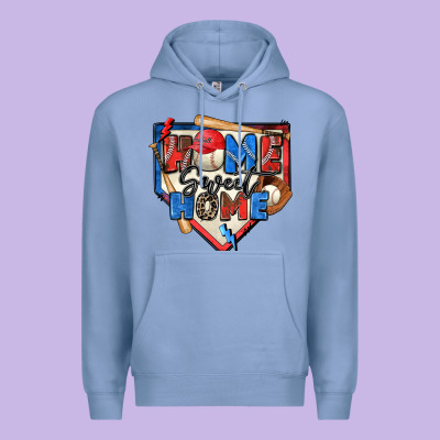 Home Sweet Home Baseball Premium Hoodie Designed By Zillion Design Studio