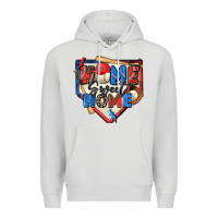 Dove Grey home sweet home baseball Premium Hoodie - Zillion Design Studio