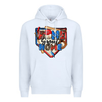 White home sweet home baseball Premium Hoodie - Zillion Design Studio