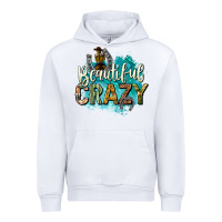 White beautiful crazy Urban Hoodie - texasbilliewilder
