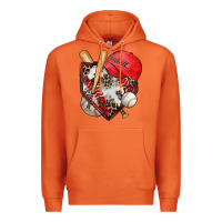 Carrot baseball home plate Premium Hoodie - Zillion Design Studio
