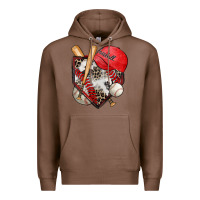 Chestnut baseball home plate Premium Hoodie - Zillion Design Studio