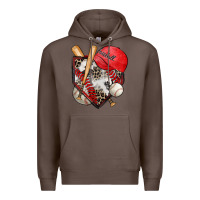 Coffee baseball home plate Premium Hoodie - Zillion Design Studio