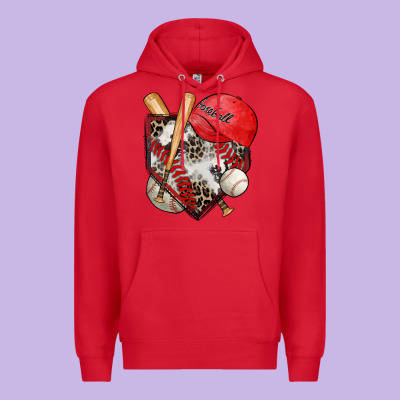 Baseball Home Plate Premium Hoodie Designed By Zillion Design Studio