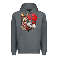 Rock baseball home plate Premium Hoodie - Zillion Design Studio