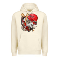 Sandshell baseball home plate Premium Hoodie - Zillion Design Studio