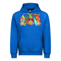 Cobalt summer gnomes Urban Hoodie - Zillion Design Studio