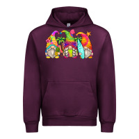 Mauve Wine summer gnomes Urban Hoodie - Zillion Design Studio