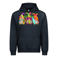 Navy summer gnomes Urban Hoodie - Zillion Design Studio