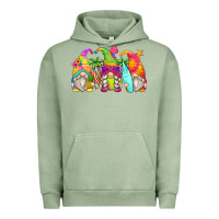 Pigment Oil Green summer gnomes Urban Hoodie - Zillion Design Studio