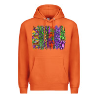 Carrot Mardi gras brush strokes king cake and craw fish Premium Hoodie - RanaPortraitStore