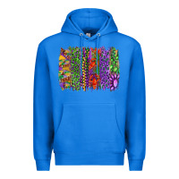 True Royal Mardi gras brush strokes king cake and craw fish Premium Hoodie - RanaPortraitStore