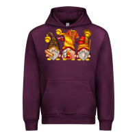 Mauve Wine softball gnomes Urban Hoodie - Zillion Design Studio