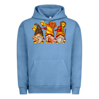 Pigment Pebble Blue softball gnomes Urban Hoodie - Zillion Design Studio