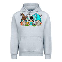 Heather Grey soccer gnomes Urban Hoodie - Zillion Design Studio