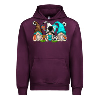 Mauve Wine soccer gnomes Urban Hoodie - Zillion Design Studio