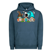 Pigment Midnight Navy soccer gnomes Urban Hoodie - Zillion Design Studio
