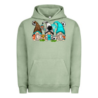 Pigment Oil Green soccer gnomes Urban Hoodie - Zillion Design Studio