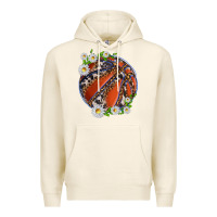 Tofu basketball with patterns and daisies Premium Hoodie - texasbilliewilder