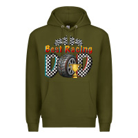 Army Green best racing dad Premium Hoodie - texasbilliewilder