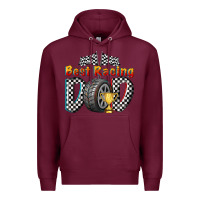 Burgundy best racing dad Premium Hoodie - texasbilliewilder