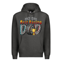 Charcoal Heather best racing dad Premium Hoodie - texasbilliewilder