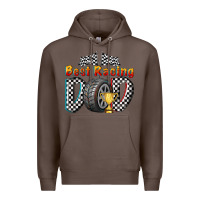 Coffee best racing dad Premium Hoodie - texasbilliewilder
