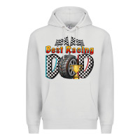 Dove Grey best racing dad Premium Hoodie - texasbilliewilder