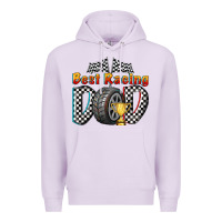 Lilac best racing dad Premium Hoodie - texasbilliewilder