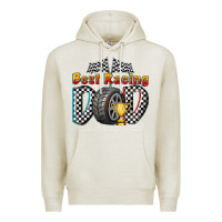 Oatmeal Heather best racing dad Premium Hoodie - texasbilliewilder