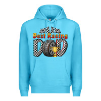 Ocean Blue best racing dad Premium Hoodie - texasbilliewilder
