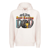 Pale Pink best racing dad Premium Hoodie - texasbilliewilder