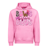 Fuchsia Pink bows before bros Urban Hoodie - texasbilliewilder