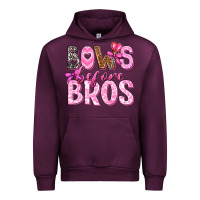 Mauve Wine bows before bros Urban Hoodie - texasbilliewilder