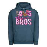 Pigment Midnight Navy bows before bros Urban Hoodie - texasbilliewilder