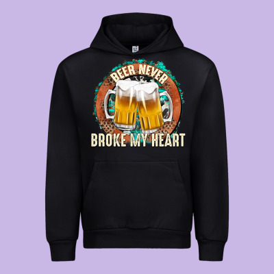 Urban Hoodie beer never broke my heart