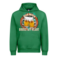 Emerald beer never broke my heart Urban Hoodie - texasbilliewilder