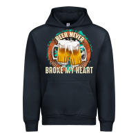 Navy beer never broke my heart Urban Hoodie - texasbilliewilder