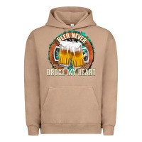 Pigment Burro beer never broke my heart Urban Hoodie - texasbilliewilder