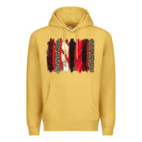 Antique Gold baseball brushstroke Premium Hoodie - Zillion Design Studio