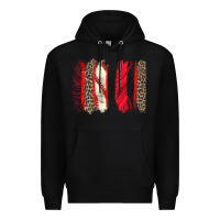 Black baseball brushstroke Premium Hoodie - Zillion Design Studio