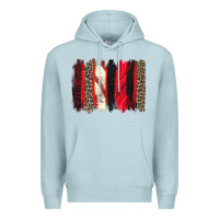 Blue Mist baseball brushstroke Premium Hoodie - Zillion Design Studio
