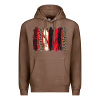 Chestnut baseball brushstroke Premium Hoodie - Zillion Design Studio