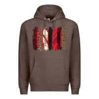Coffee baseball brushstroke Premium Hoodie - Zillion Design Studio