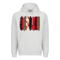 Dove Grey baseball brushstroke Premium Hoodie - Zillion Design Studio