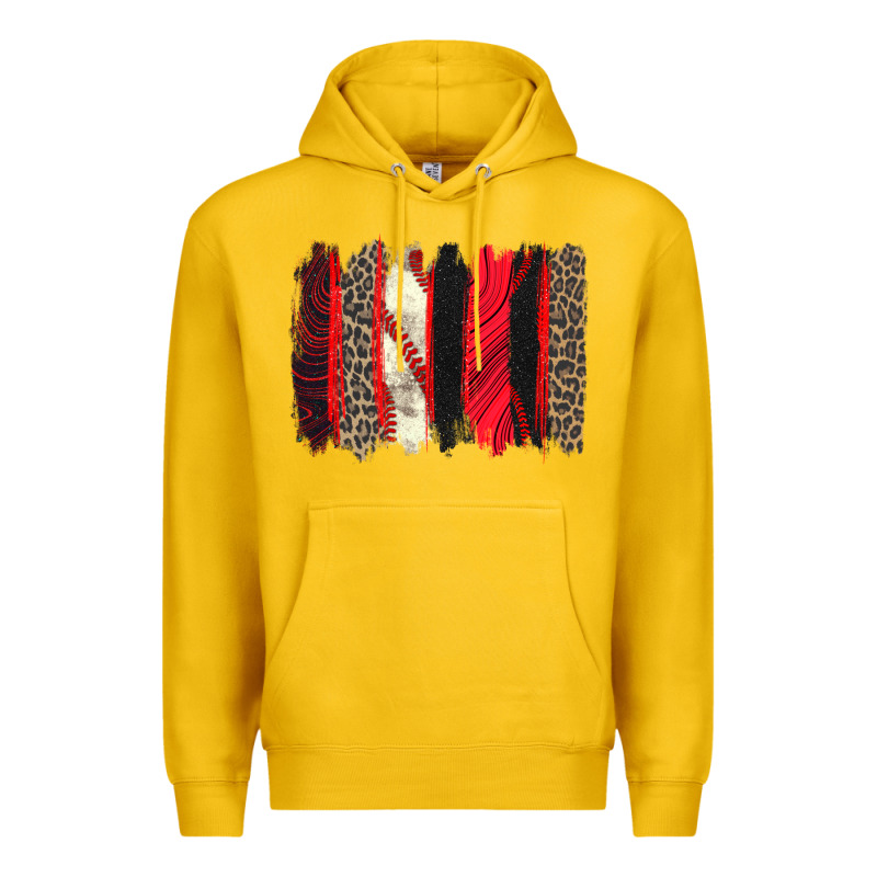 Baseball Brushstroke Premium Hoodie by Zillion Design Studio | Teevron