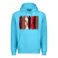 Ocean Blue baseball brushstroke Premium Hoodie - Zillion Design Studio